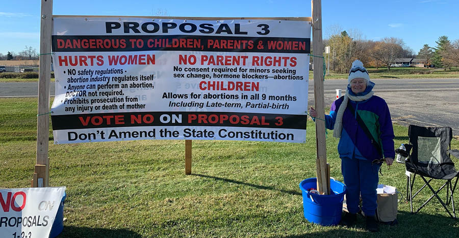Joan Jacobson believes in the “sanctity of life,” she tells The Daily Signal, a conviction that compelled her to do all she could to prevent pro-abortion Proposal 3 from becoming the law in Michigan. 