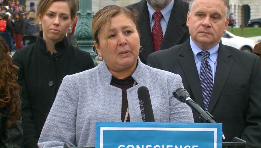 In 2015, Sandra (Mendoza) Rojas was forced from her job of 18 years because she wouldn't participate in abortions.