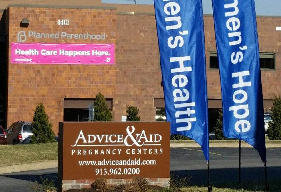 Advice & Aid serves women with free, life-saving help next door to a Planned Parenthood that only provides abortions.