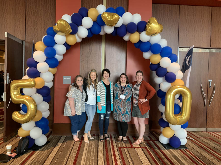 Conference is a time for connecting with friends, old and new.