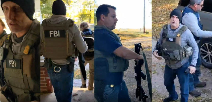 Paul Vaughn says that FBI came to the door of his home, "guns pointed at the door, banging on the house, yelling and screaming, 'Open up. FBI,' that kind of thing."