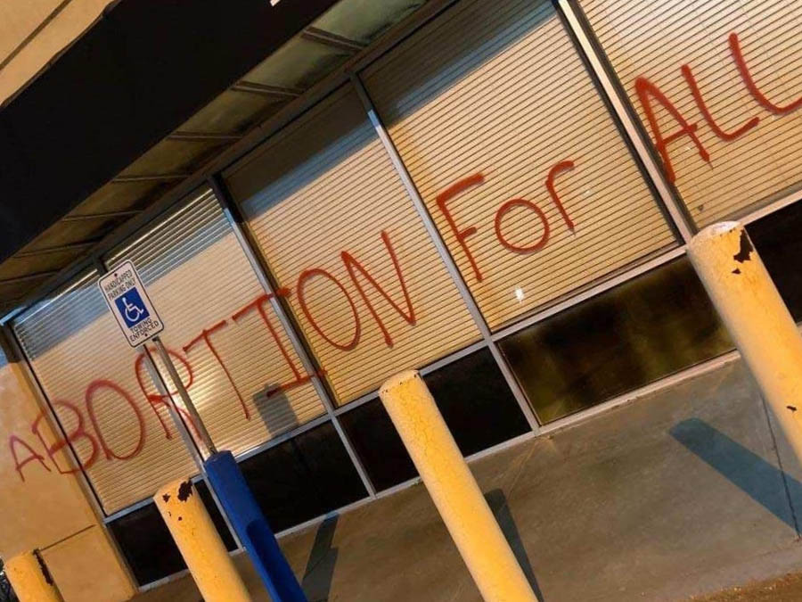 Houston Pregnancy Help Centers' Fifth Ward was attacked by pro-abortion vandals on Jan. 29