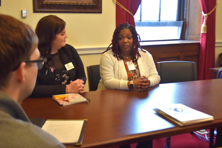 Kylie shares her story of pregnancy help in Texas Rep. Keith Self's office