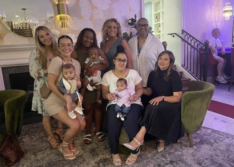 Beacon of Light Pregnancy Support Center maternity home House Manager Corrie Kelly with house moms