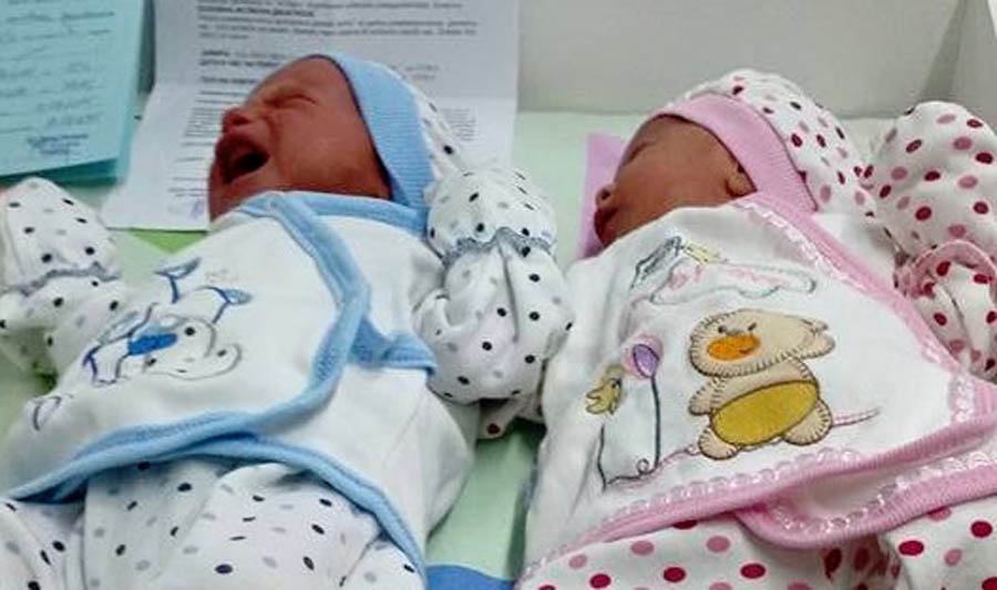 Twins rescued by the work of a pregnancy center in Macedonia