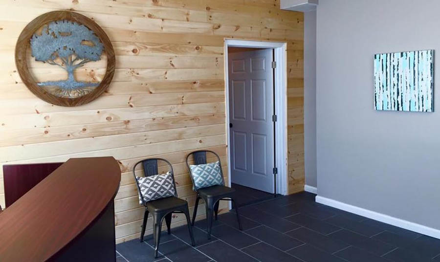 The lobby at Pregnancy Care Center of New York