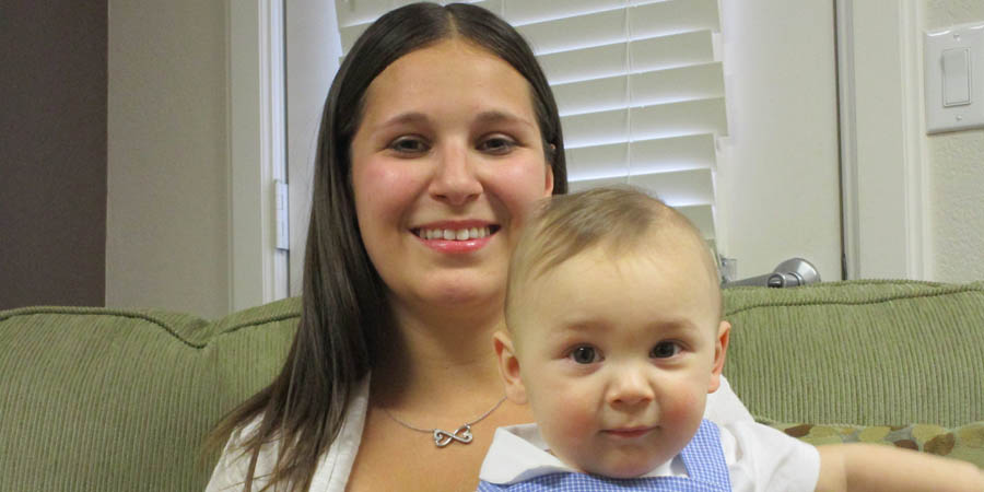 Hillary was empowered to choose life for her son, Adam