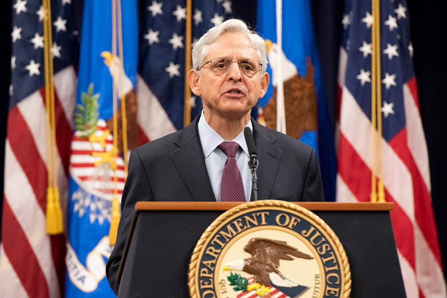 U.S. Attorney General Merrick Garland