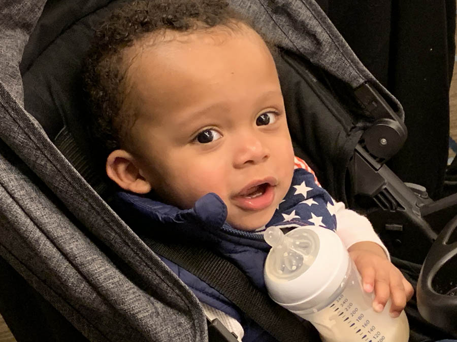 Dominic and his mother Mary were served by Hope in Northern Virginia in Falls Church, Virginia