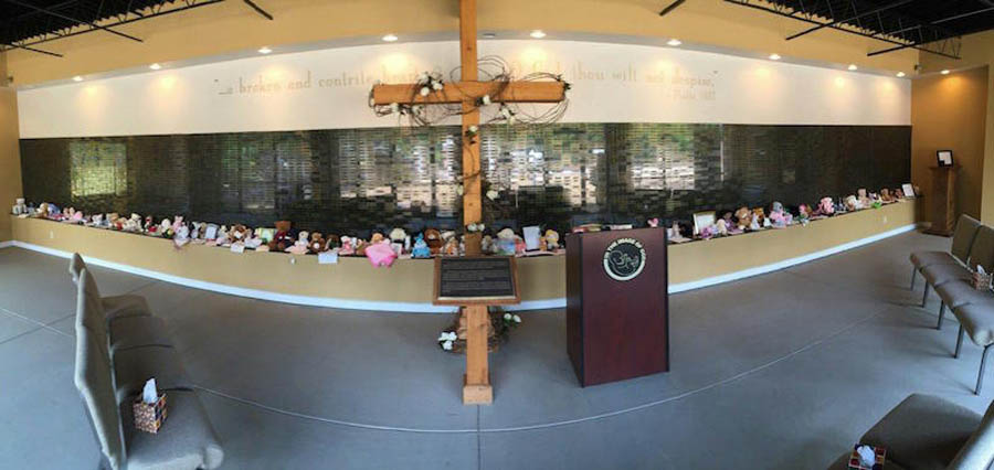 National Memorial for the Unborn in Chattanooga, Tenn., where Sue's first son, Steven, is remembered.