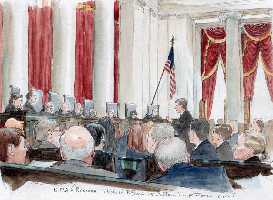 Here's the Text and Audio of Oral Arguments in NIFLA v. Becerra